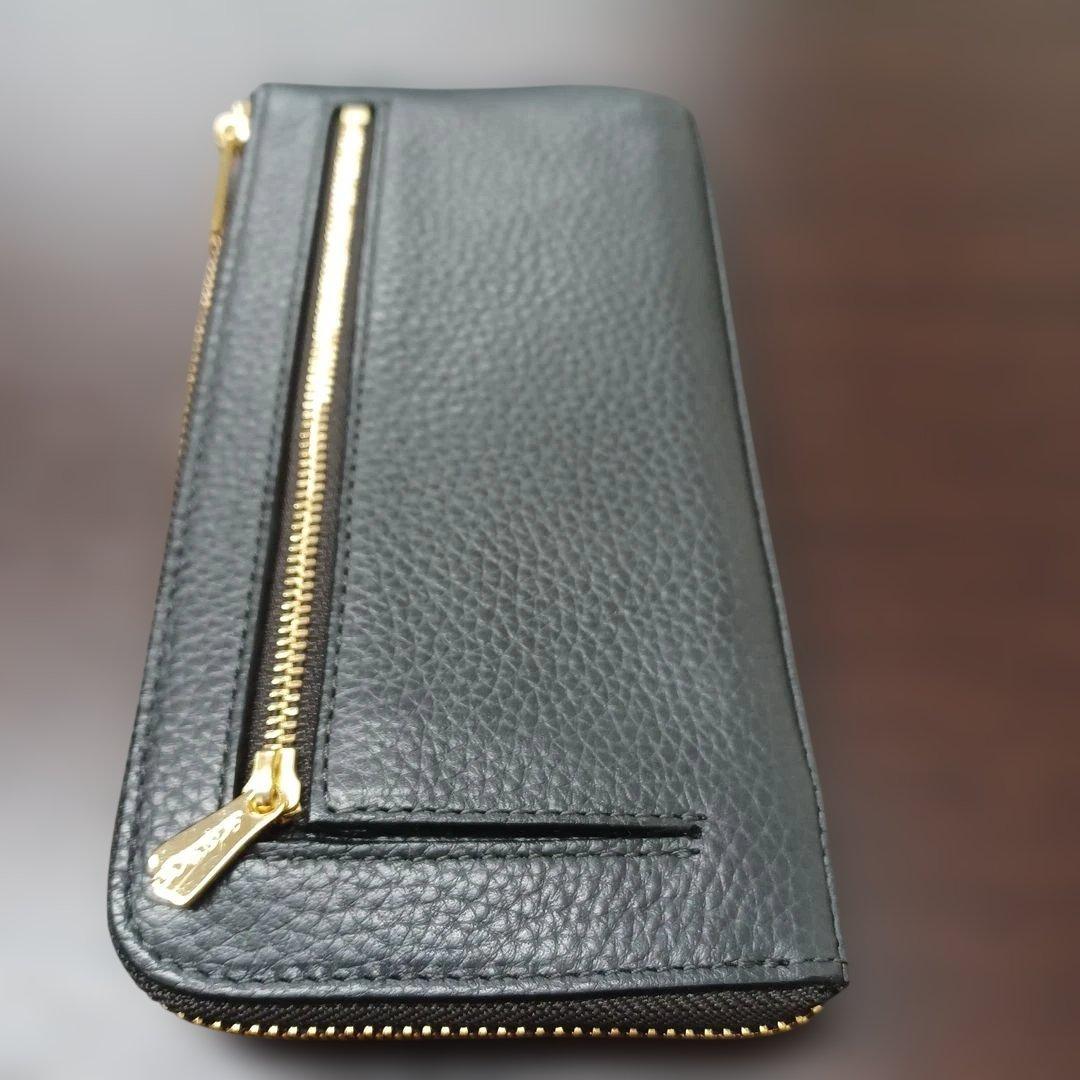 A.D.M.J. ブラックレザー長財布