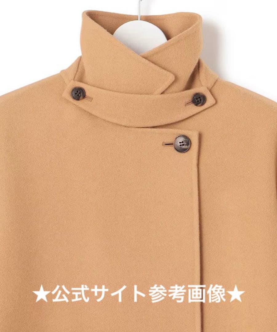 ♡23区♡【滝沢眞規子さん着用】ウールリバー チェスターコート♡完売38キャメル