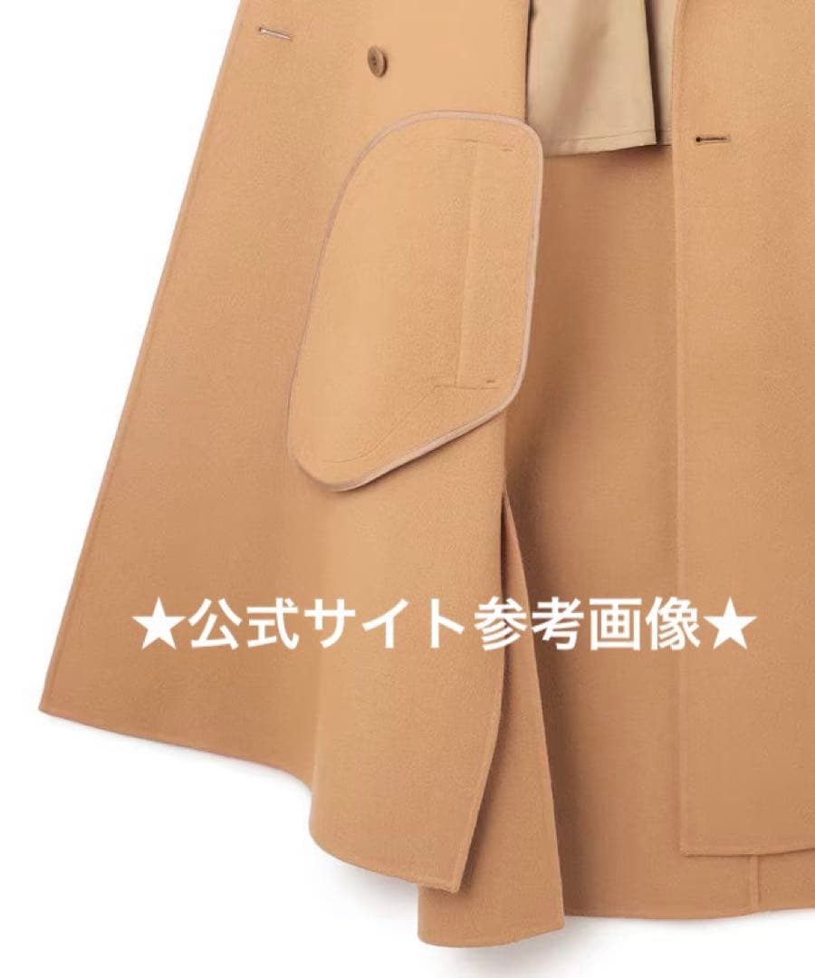 ♡23区♡【滝沢眞規子さん着用】ウールリバー チェスターコート♡完売38キャメル