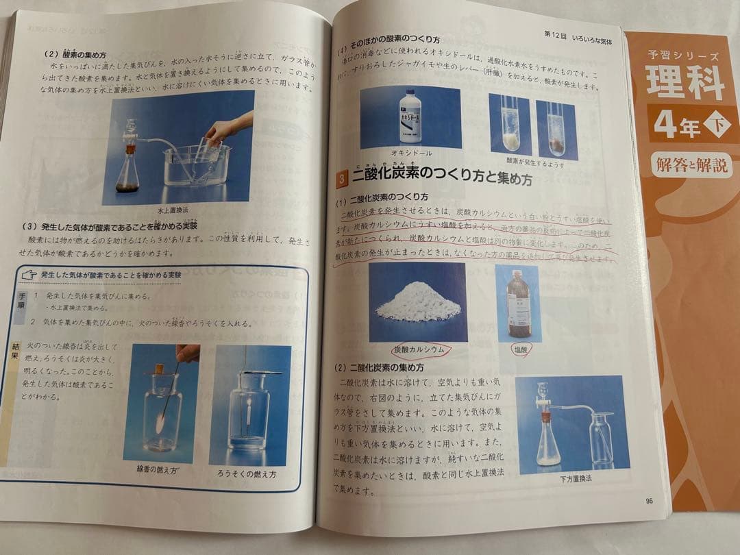 四谷大塚 予習シリーズ 4年 下 漢字とことば 演習問題集 週テスト問題集 計算