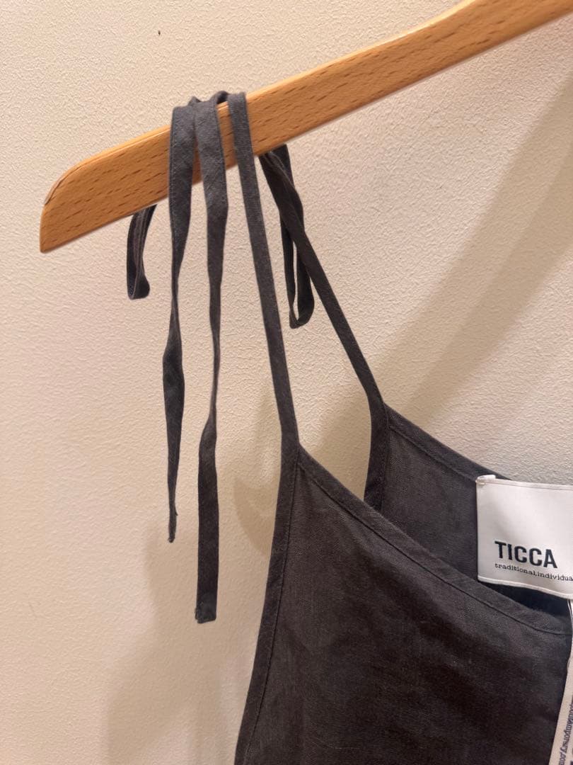 TICCA リネンコンビネゾン　2025ss グレー