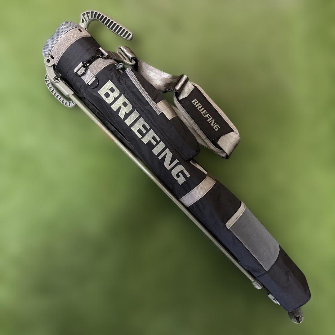 ブリーフィング 限定ウルフグレー キャディバック セルフスタンドバック