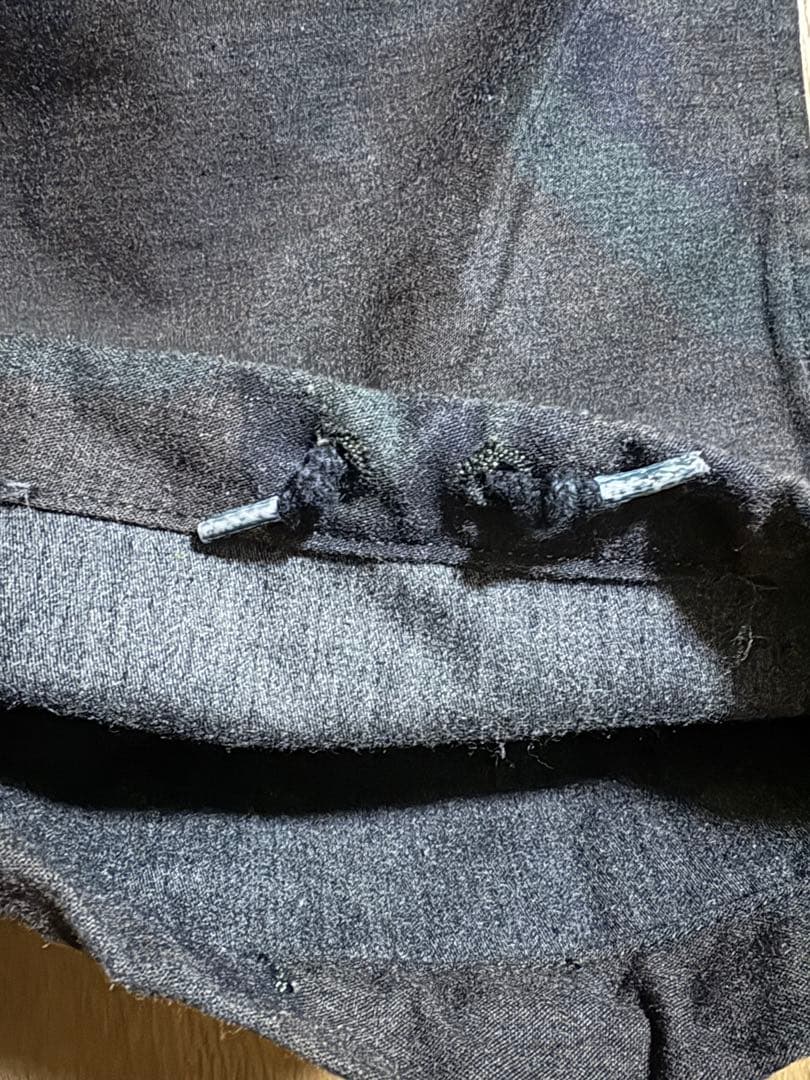 米軍 M-65フィールドカーゴパンツ ウッドランド迷彩 BLACK染め S-R