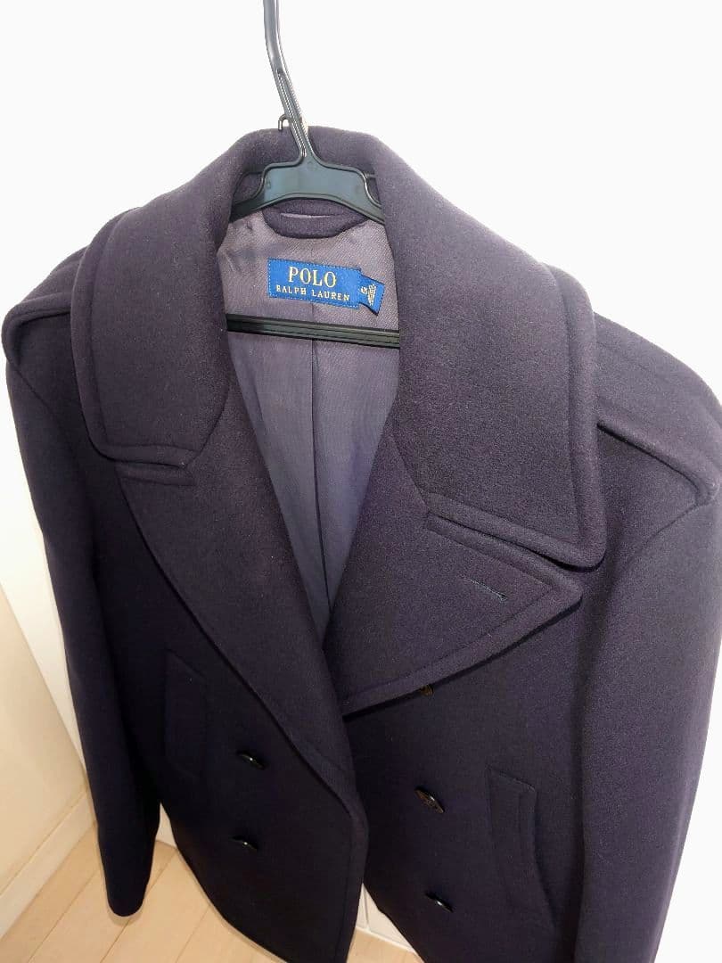 ポロラルフローレン ピーコート ネイビー 42 ショート