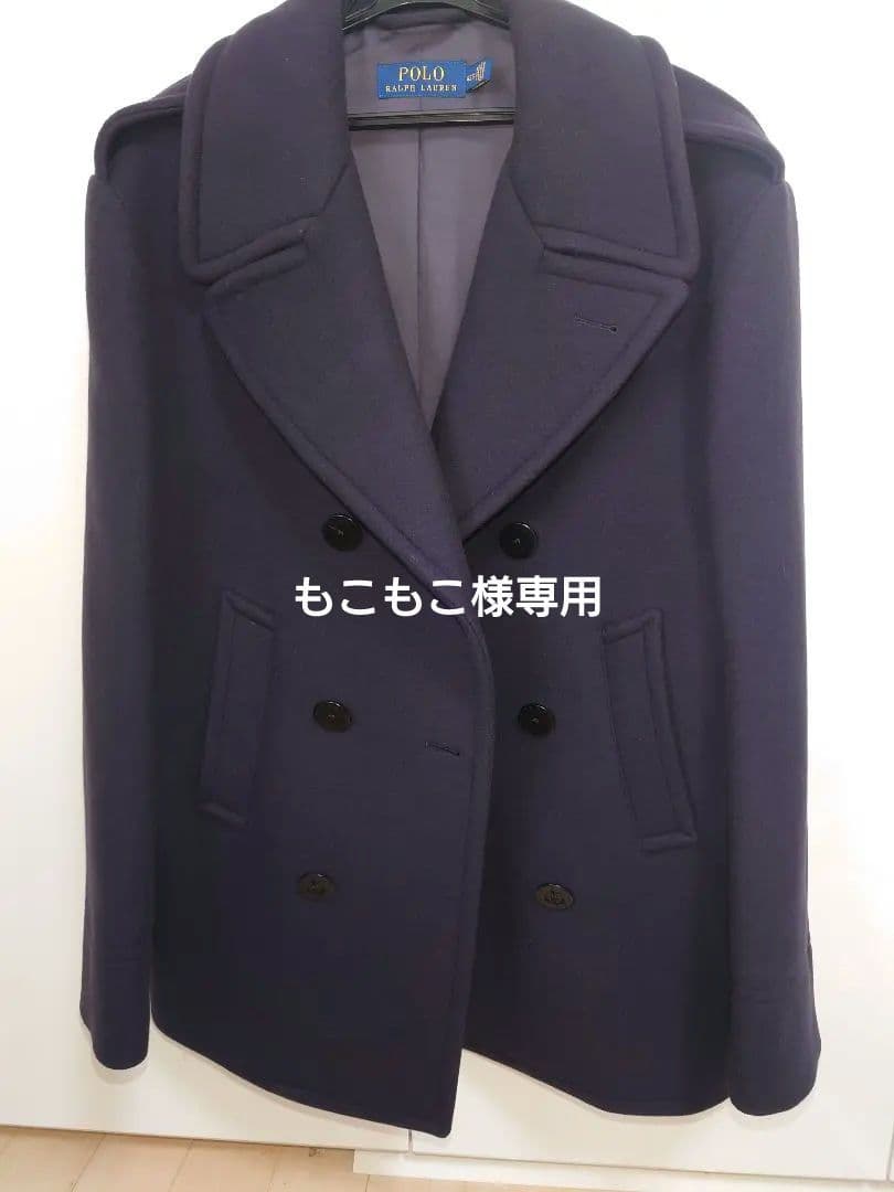 ポロラルフローレン ピーコート ネイビー 42 ショート