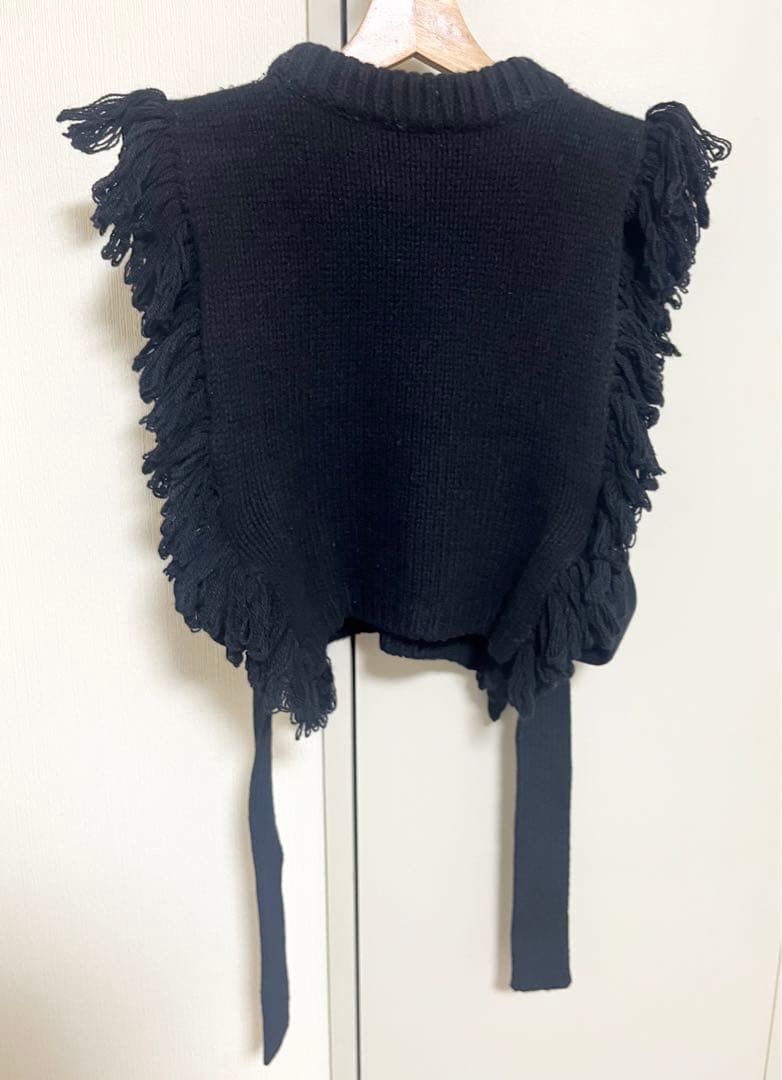 HYKE ハイク　ニット ベスト　黒