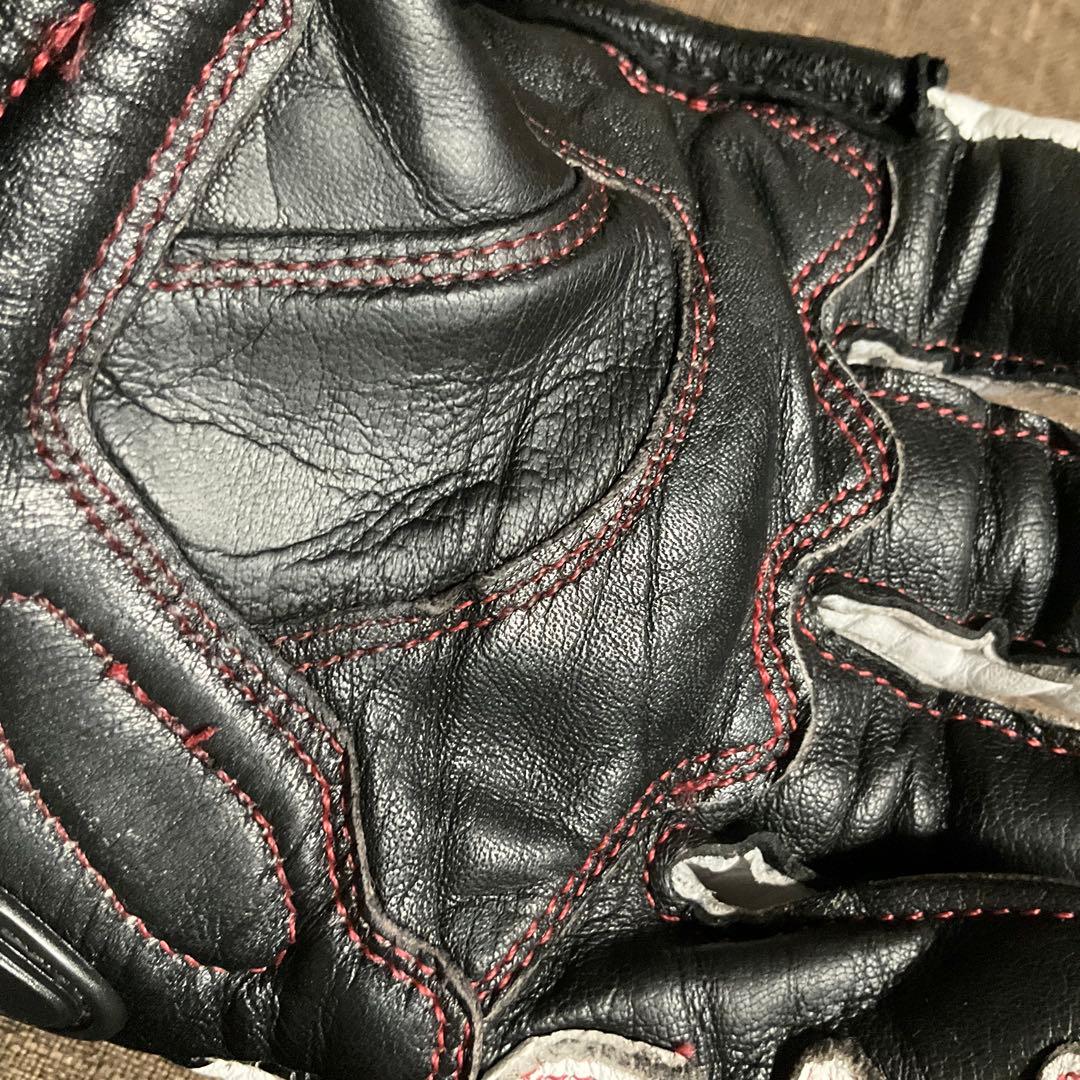 ヒョウドウ レーシンググローブ　HYOD HRG201DN D3O 赤　M