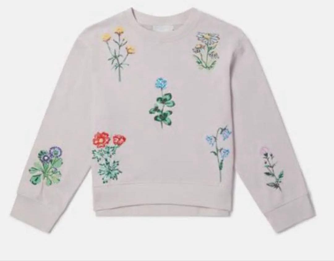 【最終お値下げ】ステラマッカートニー フラワーエンブロイダリー スウェットシャツ