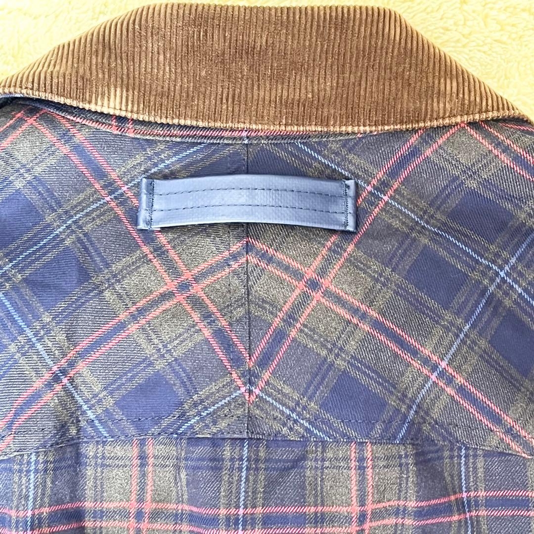ジュンヤワタナベマン チェックハンティングジャケット S