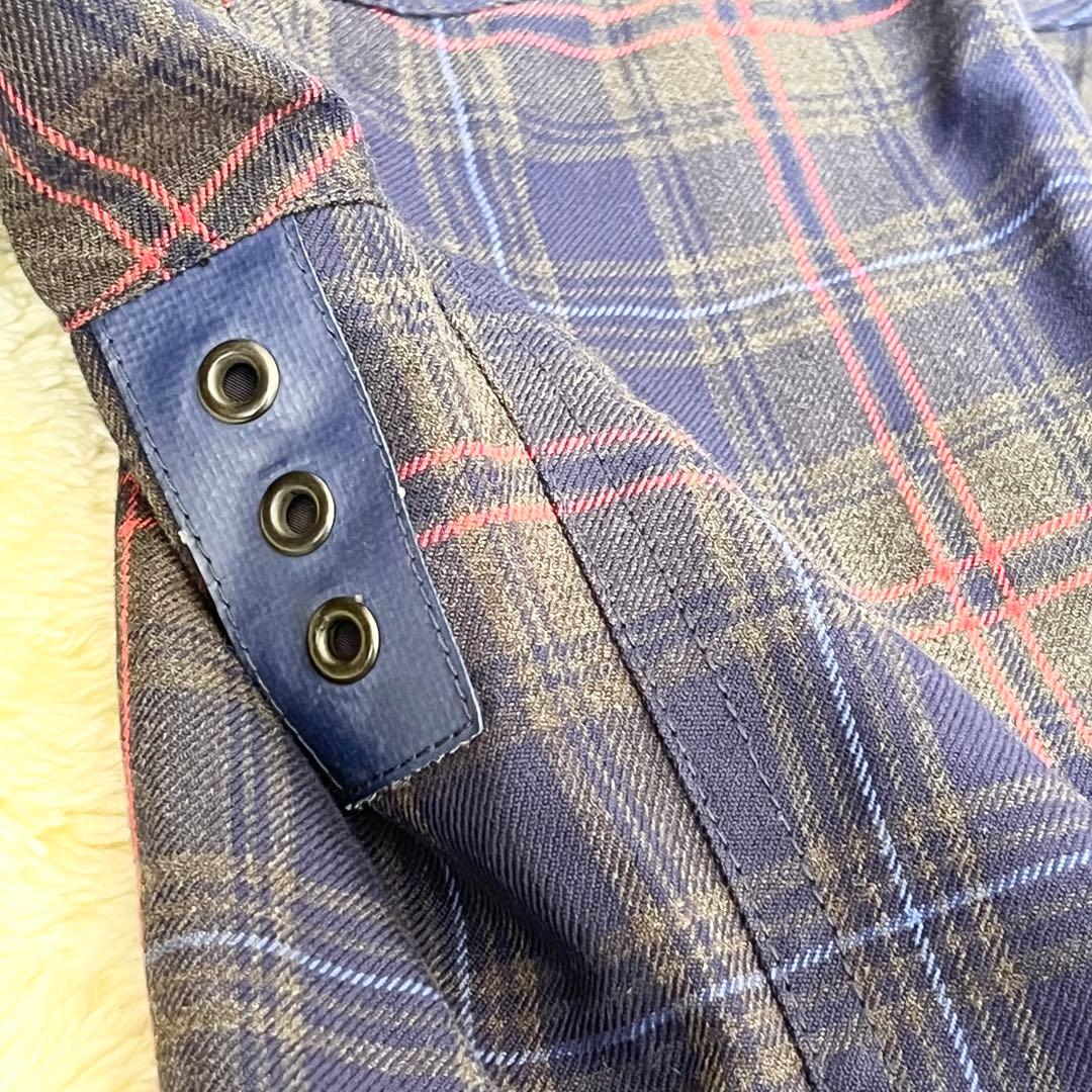 ジュンヤワタナベマン チェックハンティングジャケット S