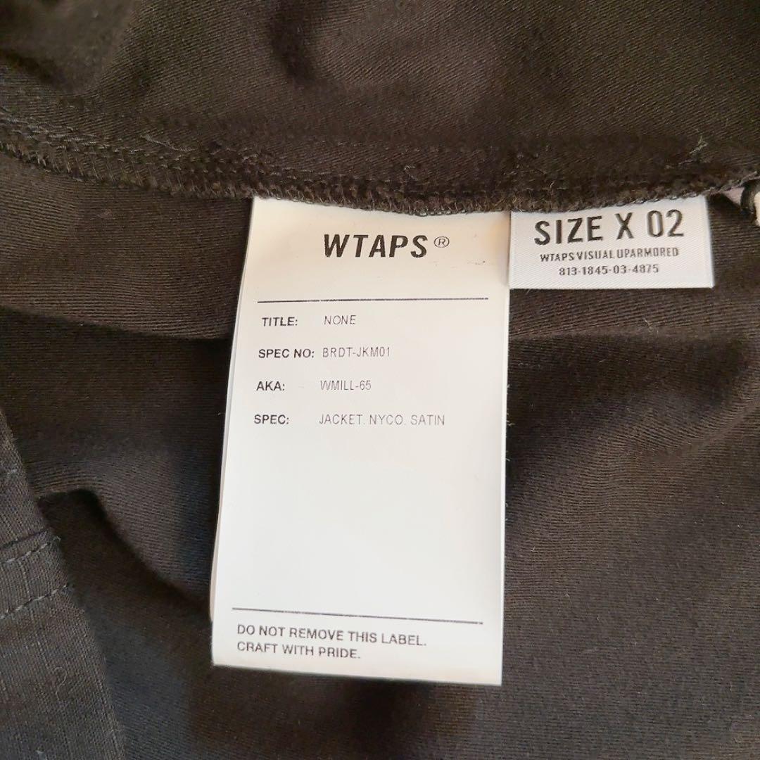 新品未使用 WTAPS ダブルタップス ミリタリージャケット Mサイズ 黒