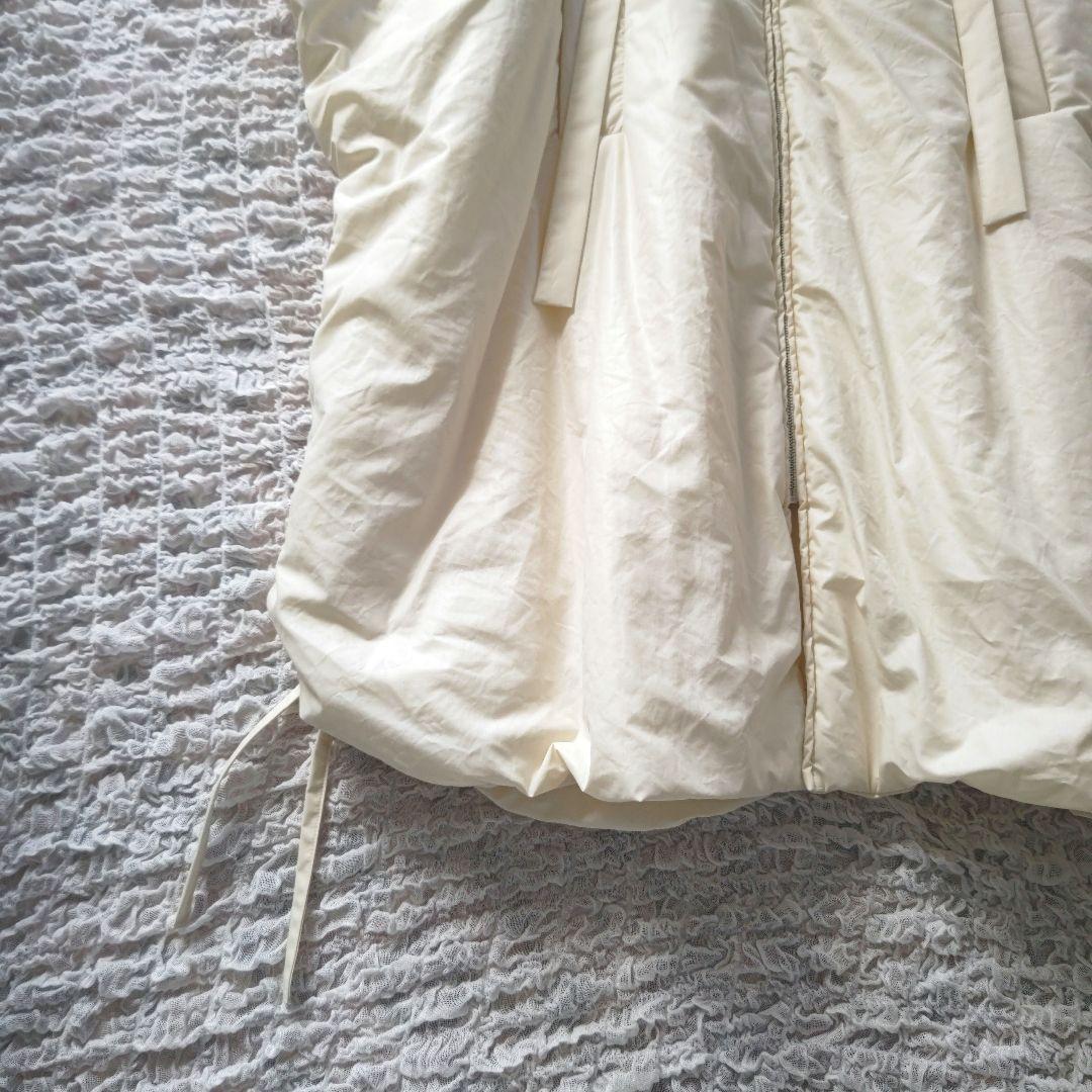 ✨美品✨プロタゴニスタ　フード付き　ポンチョコート　ミルキーホワイト　日本製