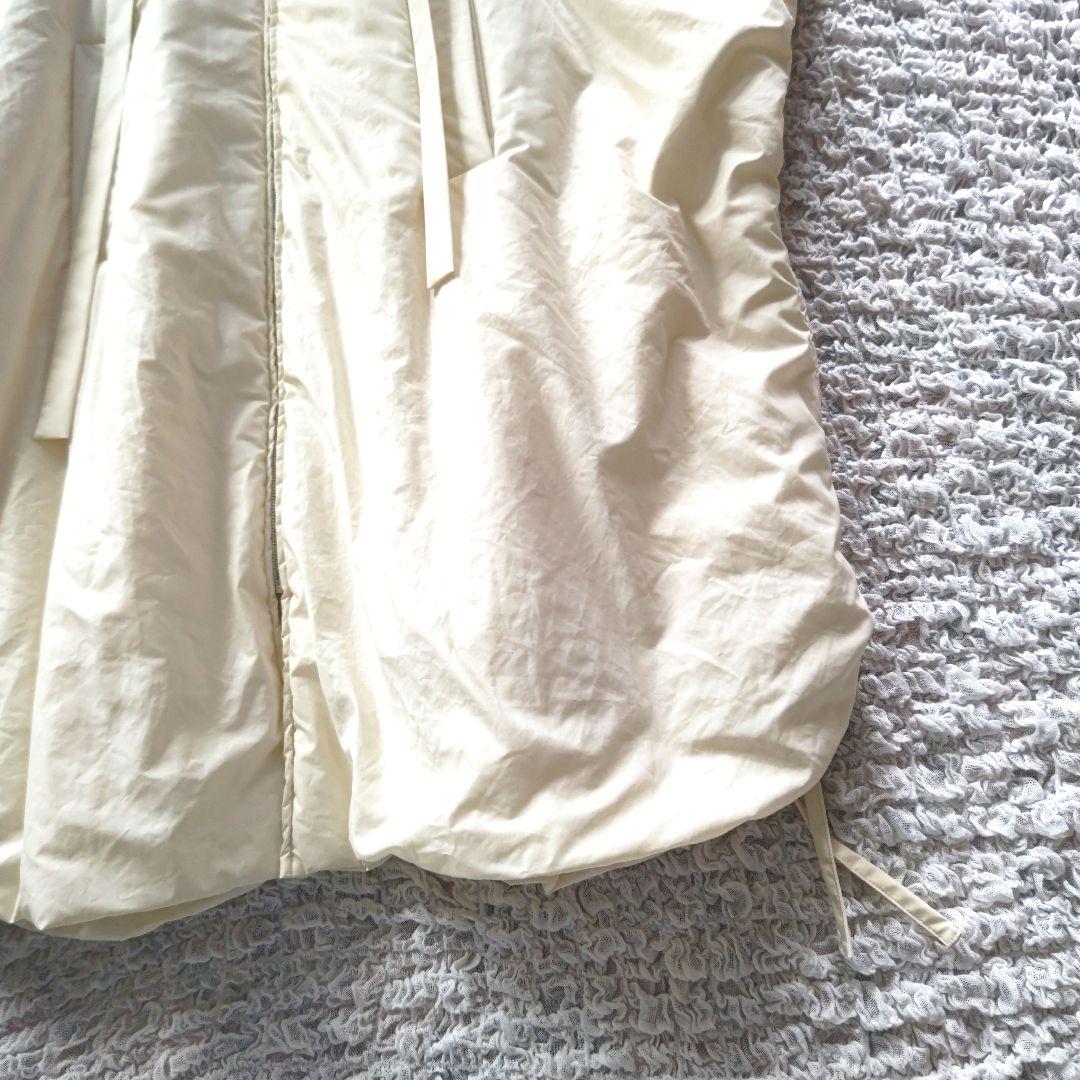 ✨美品✨プロタゴニスタ　フード付き　ポンチョコート　ミルキーホワイト　日本製