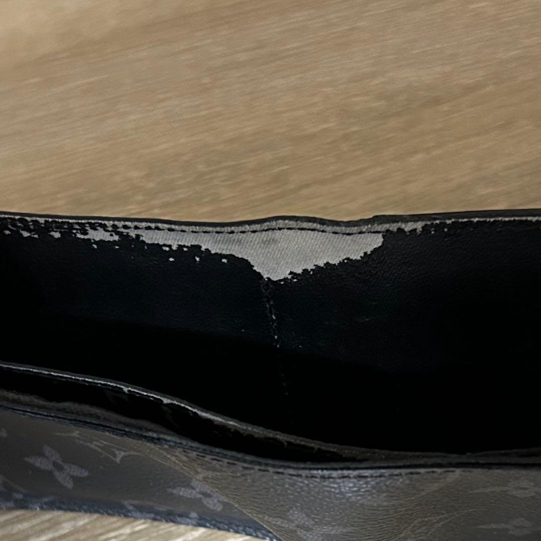 Louis Vuitton 二つ折り財布 ブラック モノグラム