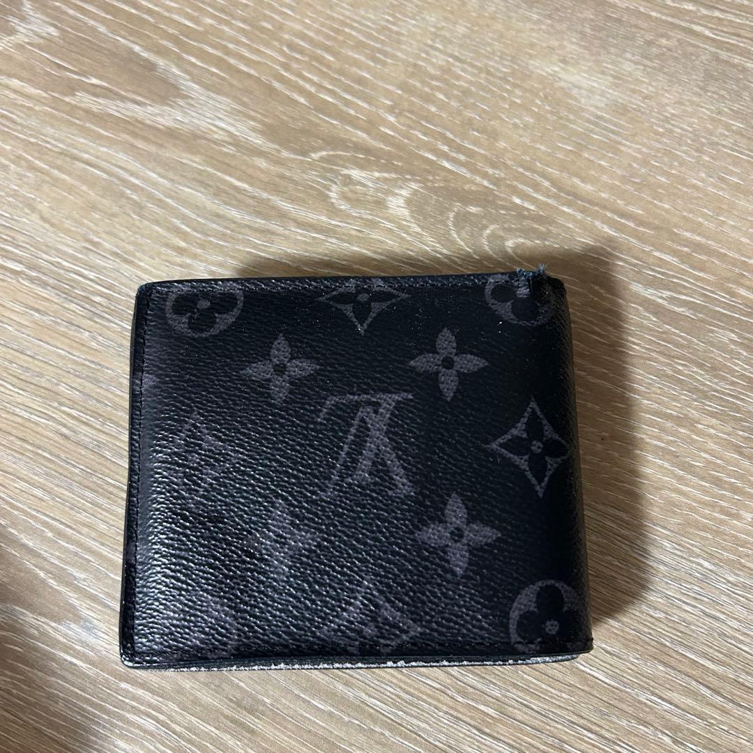 Louis Vuitton 二つ折り財布 ブラック モノグラム