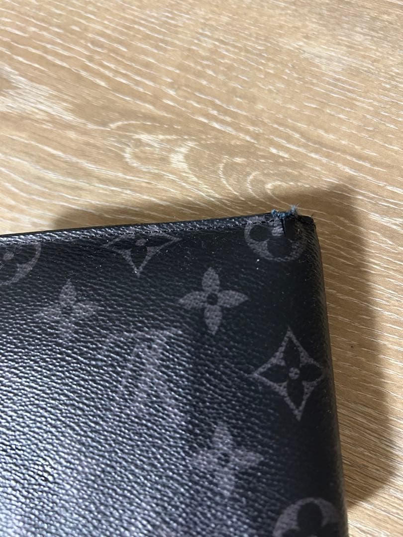 Louis Vuitton 二つ折り財布 ブラック モノグラム