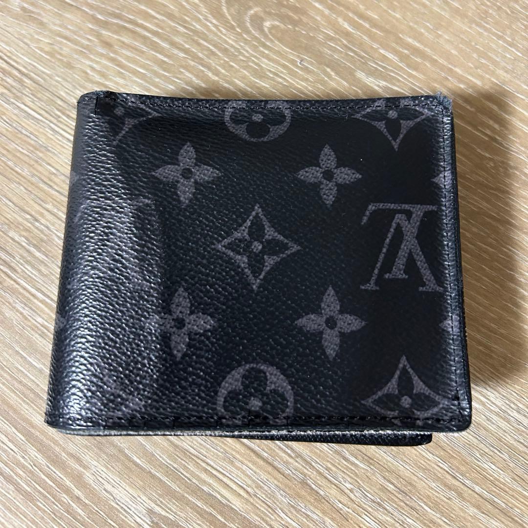 Louis Vuitton 二つ折り財布 ブラック モノグラム
