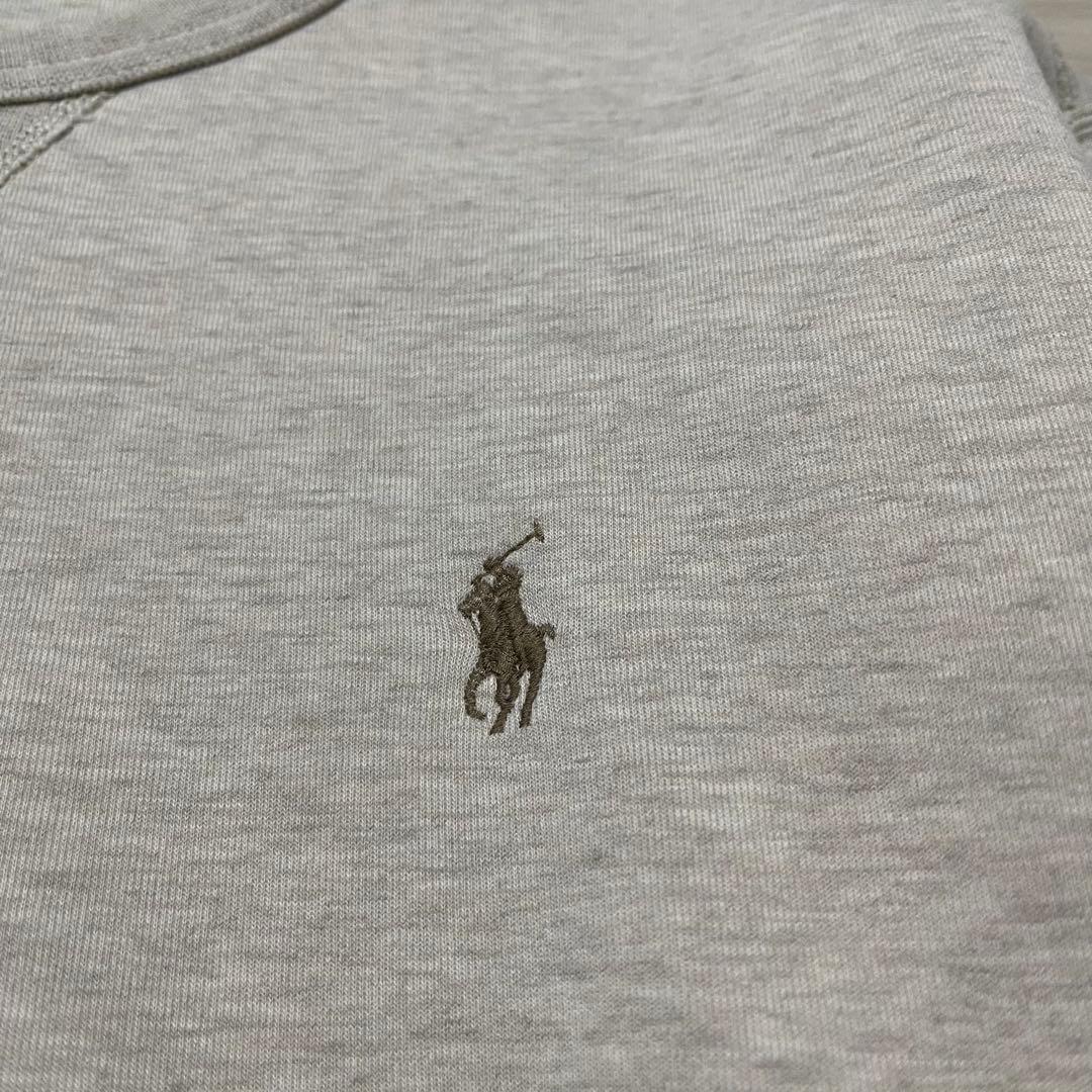 【美品】ポロラルフローレン スウェット トレーナー ベージュ 現行タグQR