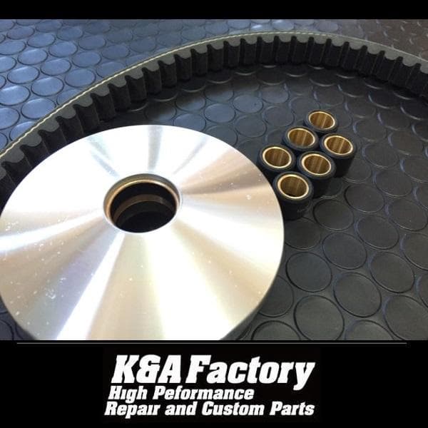 ハイスピードプーリー+ベルト+ウエイトローラーセット［217-18M］