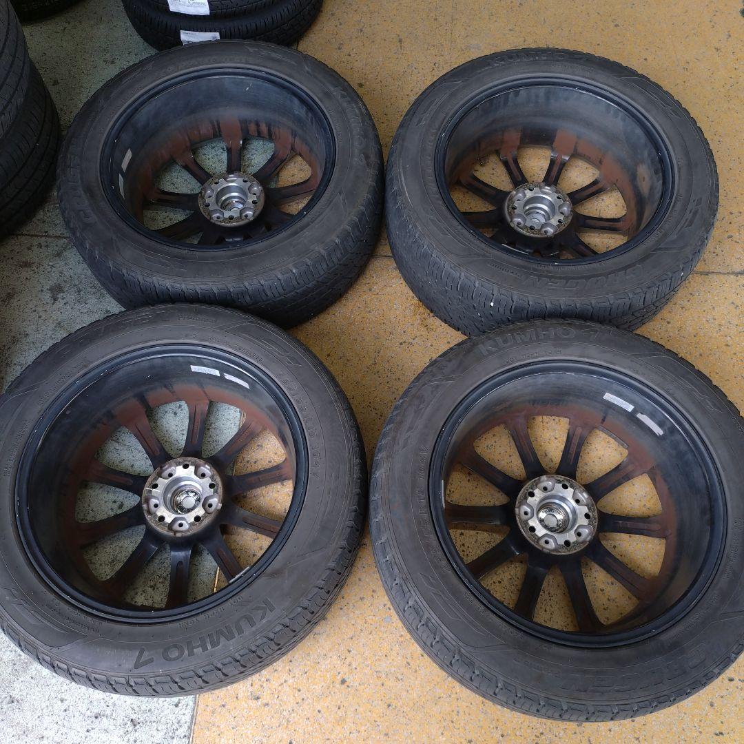 18インチアルミホイール ハリアーに 4本set タイヤ付、ホイールのみ発送可能