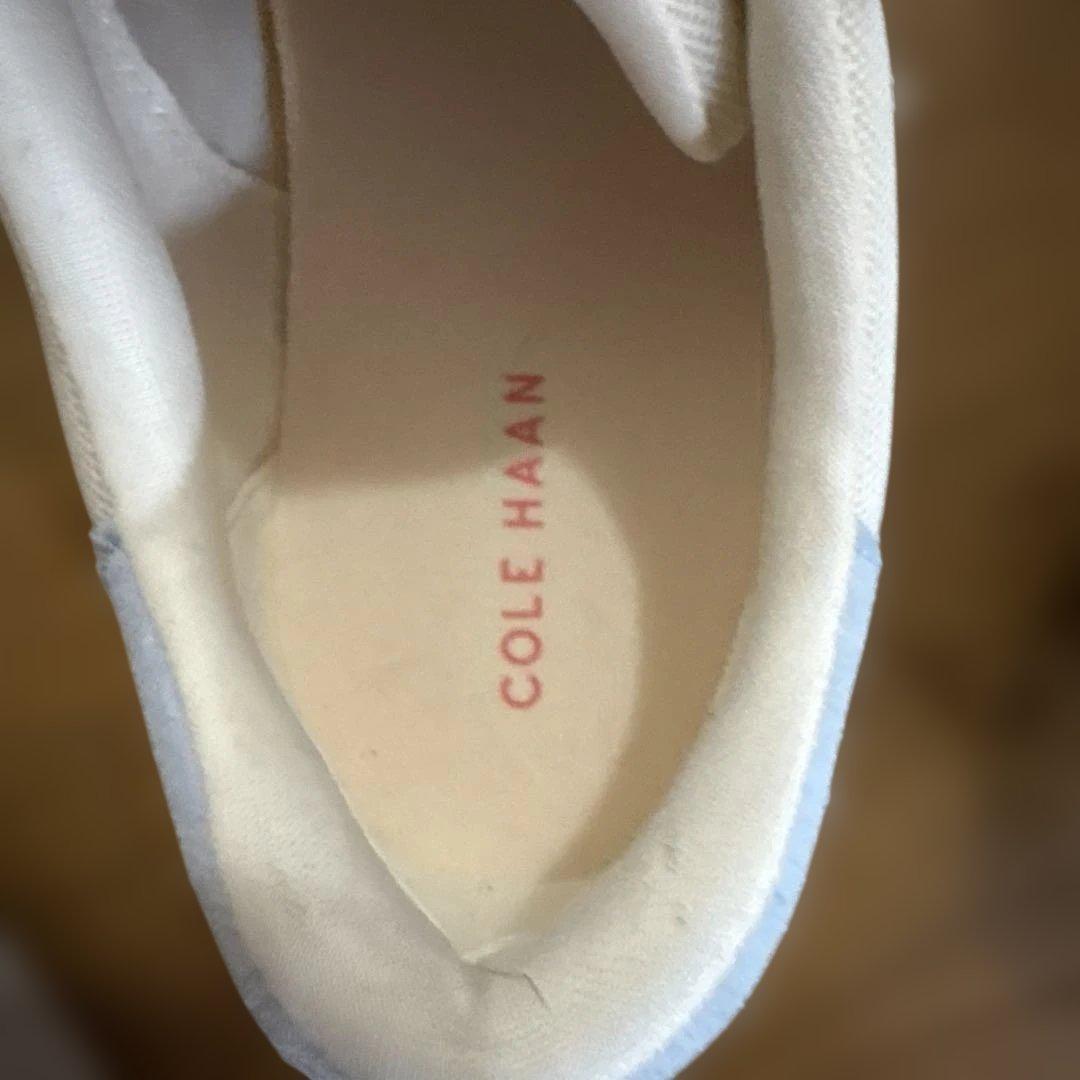 COLE HAAN スニーカー ホワイト/グリーン/ピンク 箱付き