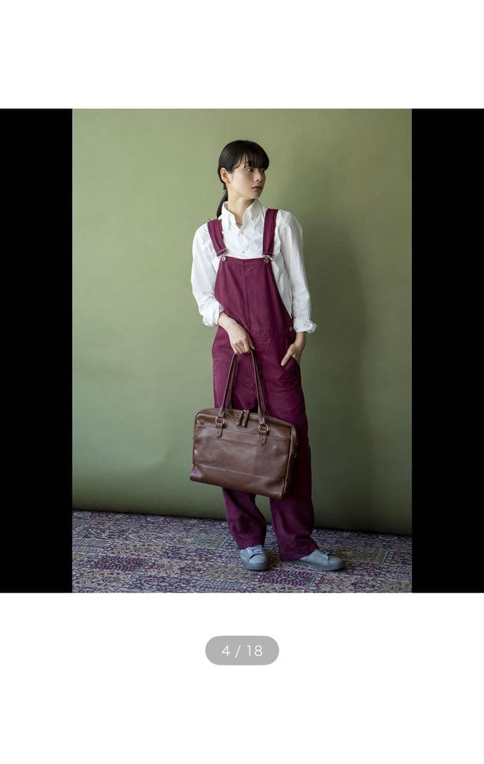 日本職人プロジェクト　職人本革のブリーフバッグ