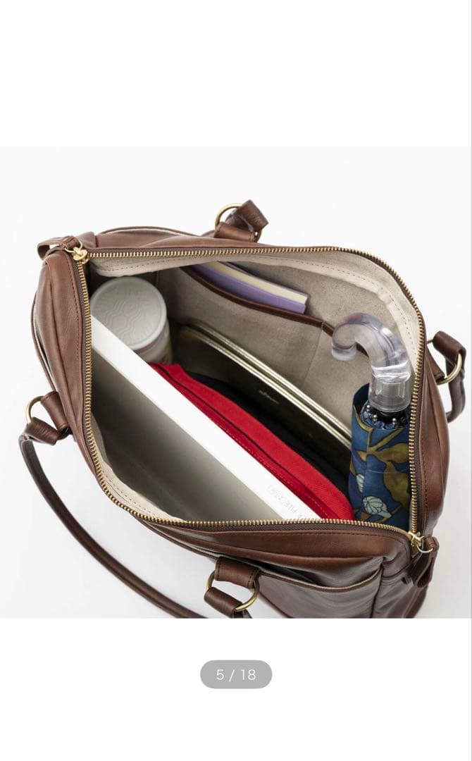 日本職人プロジェクト　職人本革のブリーフバッグ