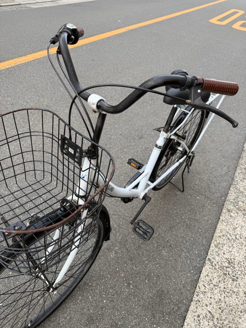 158 自転車 大阪市 【引取り限定】 美品 26インチ 変速付き