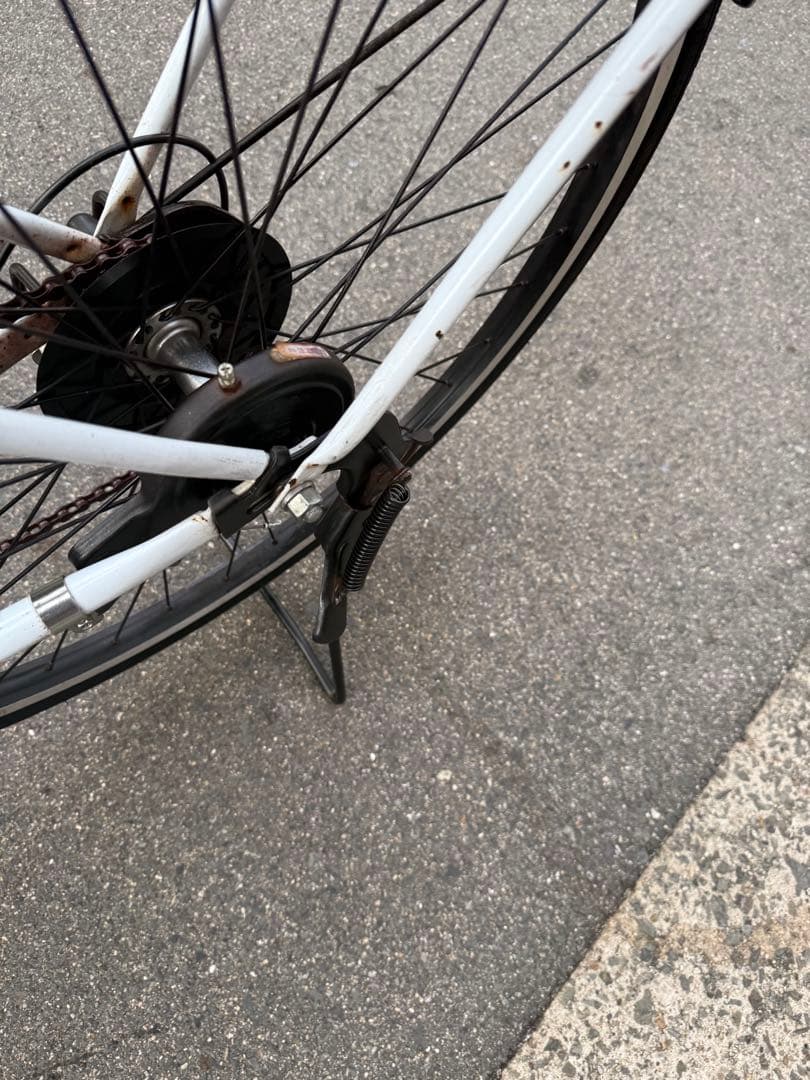 158 自転車 大阪市 【引取り限定】 美品 26インチ 変速付き