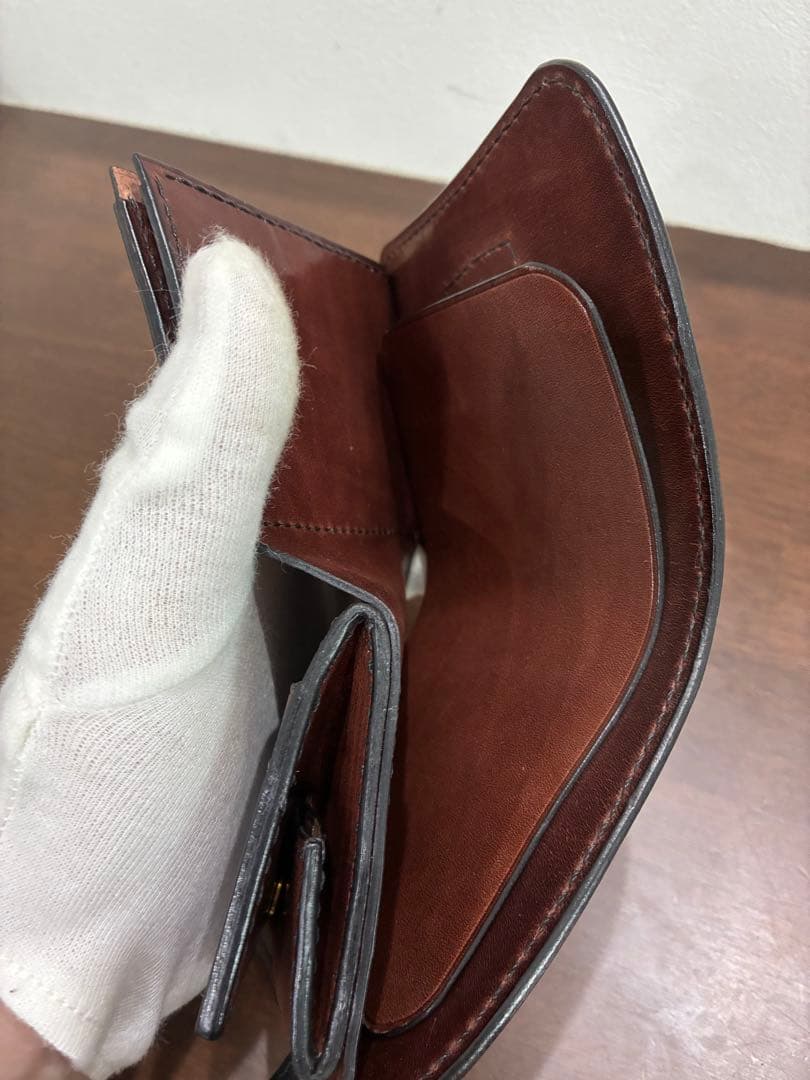 No.496レザー ショートウォレット待夢