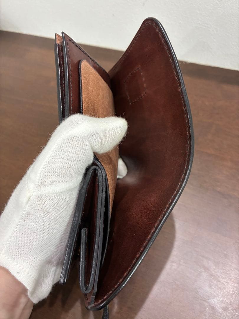 No.496レザー ショートウォレット待夢