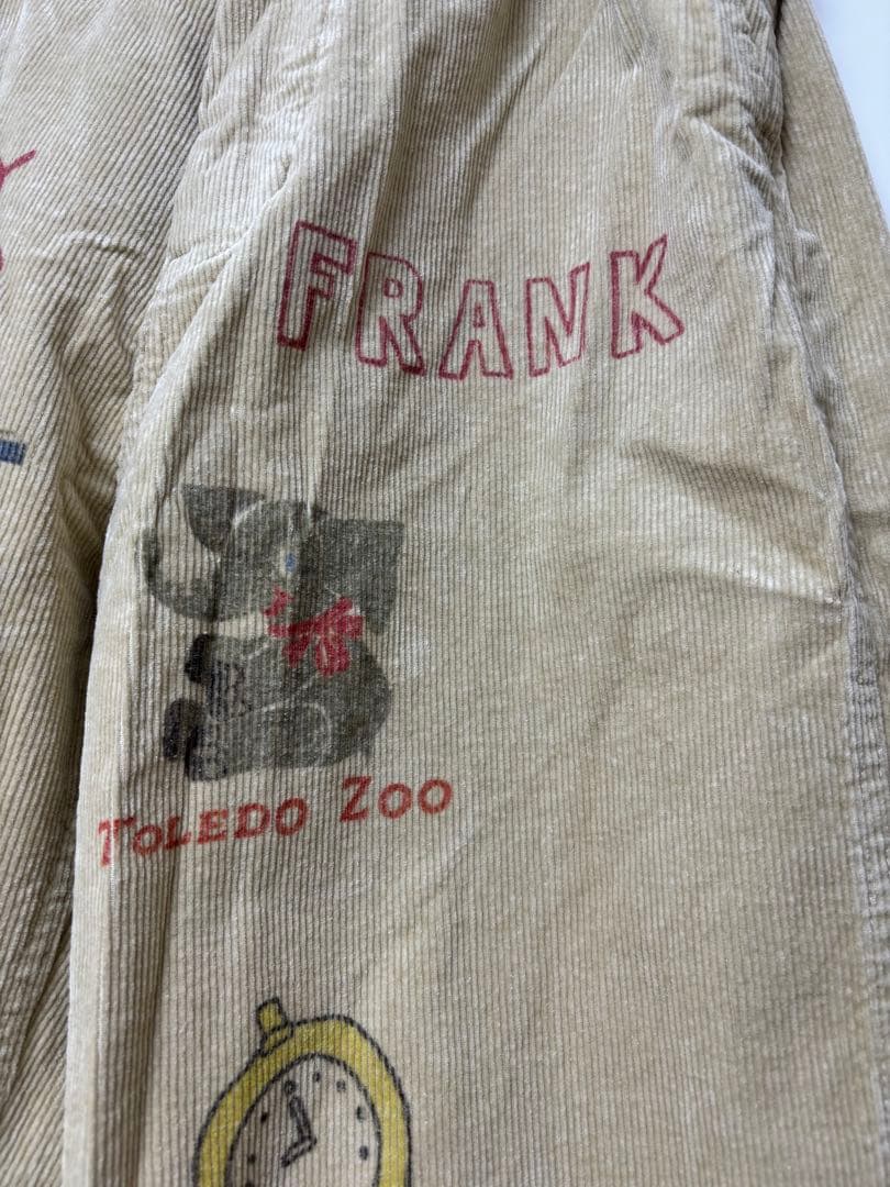 ANJI。DENIMDUGAREEメモリアルラクガキコーデュロイ