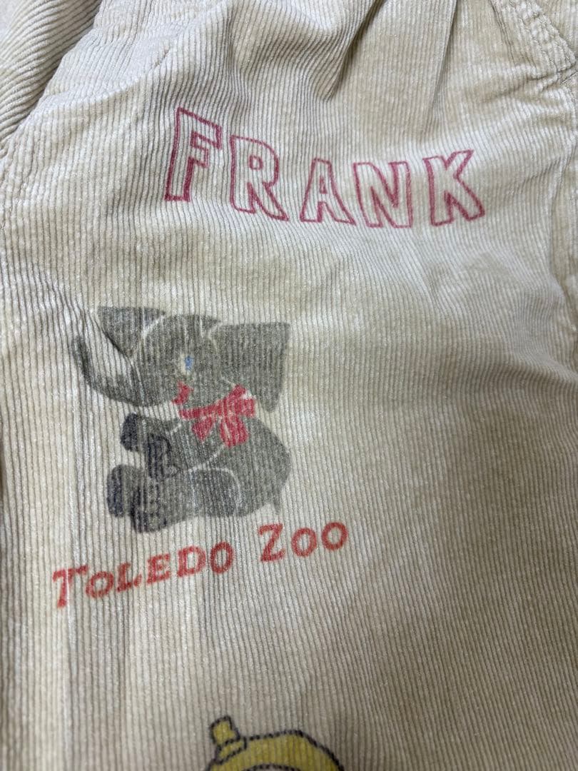 ANJI。DENIMDUGAREEメモリアルラクガキコーデュロイ