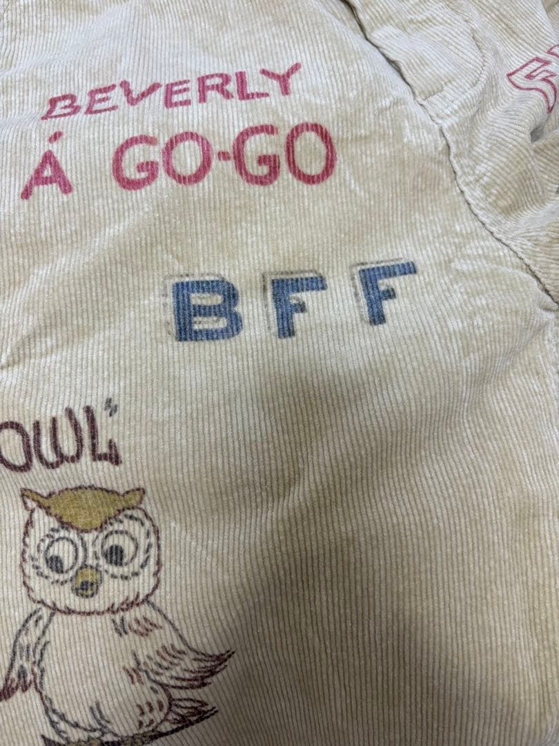 ANJI。DENIMDUGAREEメモリアルラクガキコーデュロイ