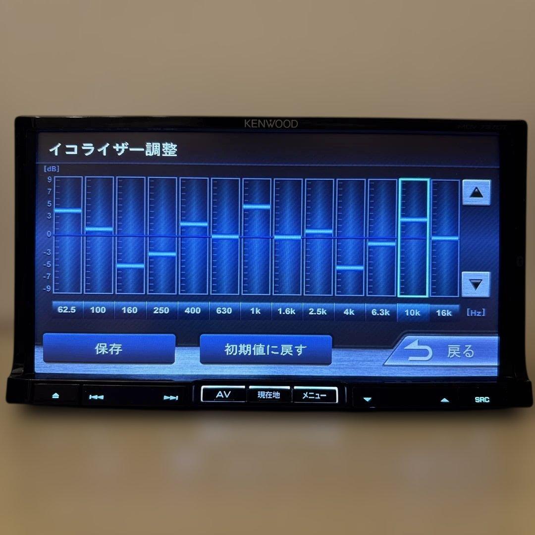 Bluetooth搭載ケンウッド最上級フルセグMDV737DT新品バックカメラ付