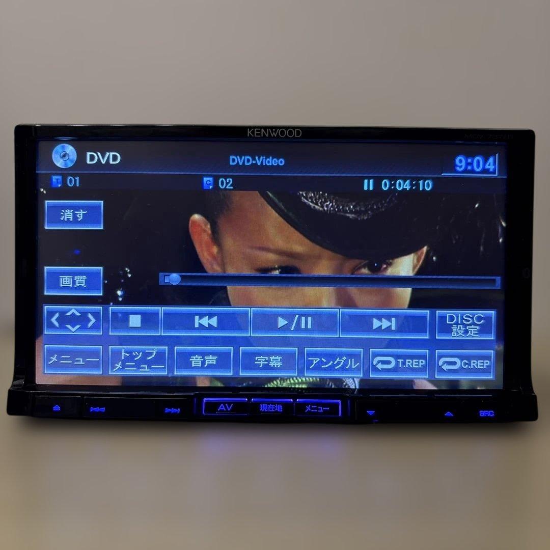 Bluetooth搭載ケンウッド最上級フルセグMDV737DT新品バックカメラ付