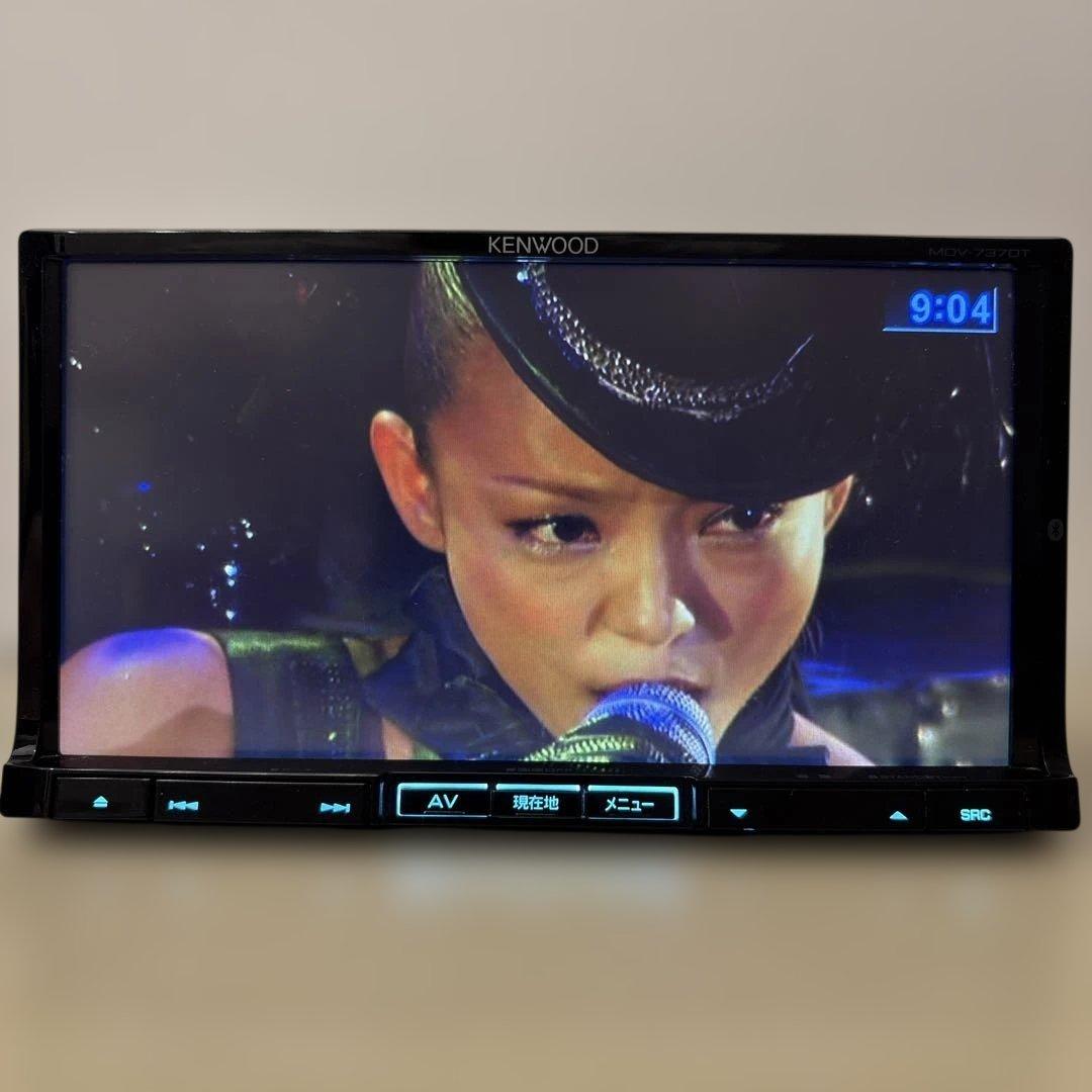 Bluetooth搭載ケンウッド最上級フルセグMDV737DT新品バックカメラ付