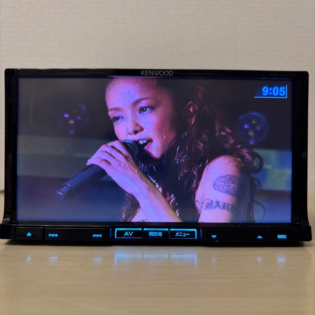 Bluetooth搭載ケンウッド最上級フルセグMDV737DT新品バックカメラ付