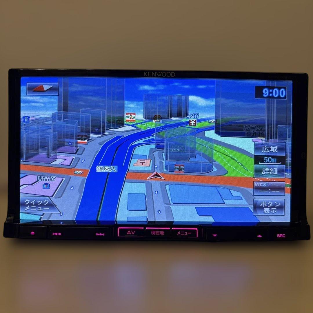 Bluetooth搭載ケンウッド最上級フルセグMDV737DT新品バックカメラ付