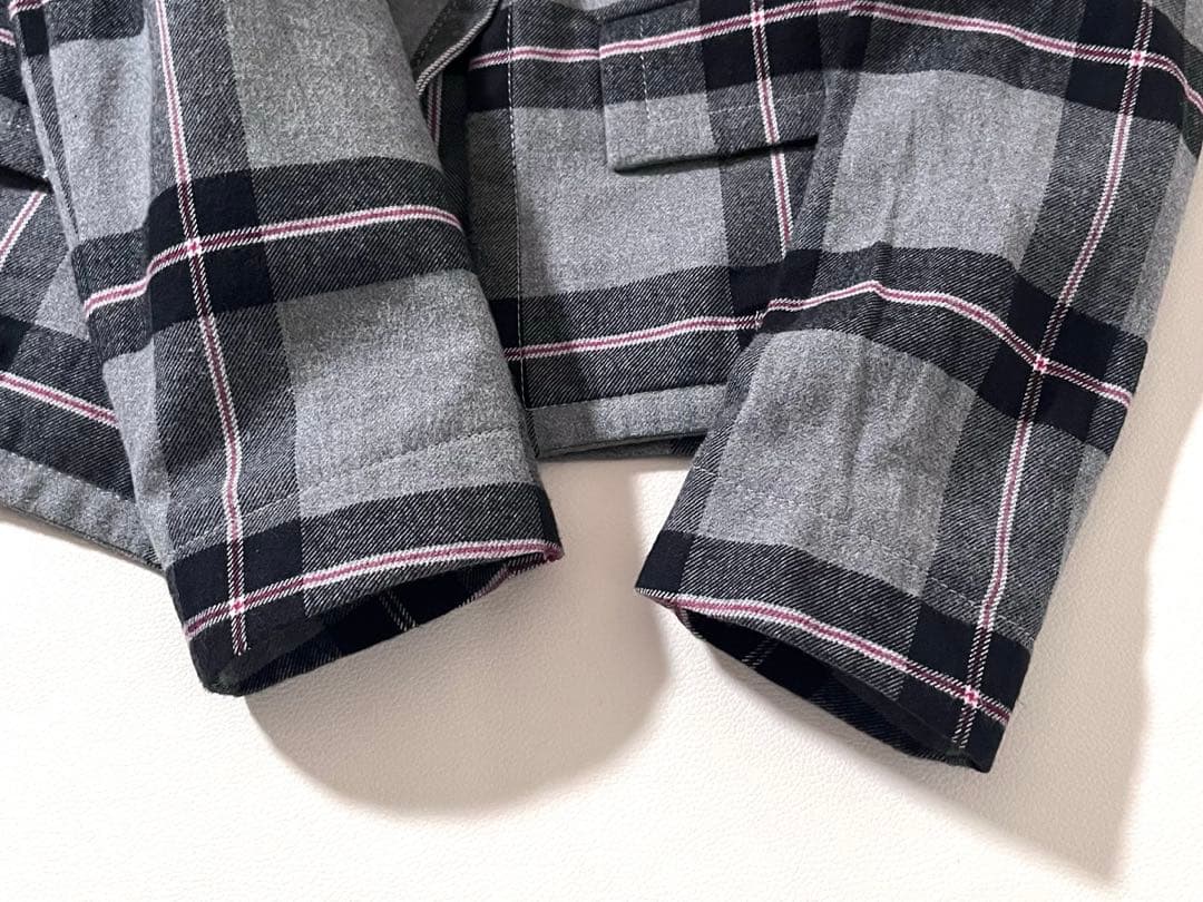 【美品】ヴィヴィアンウエストウッド　変形テーラード ジャケット　チェック柄　ロゴ