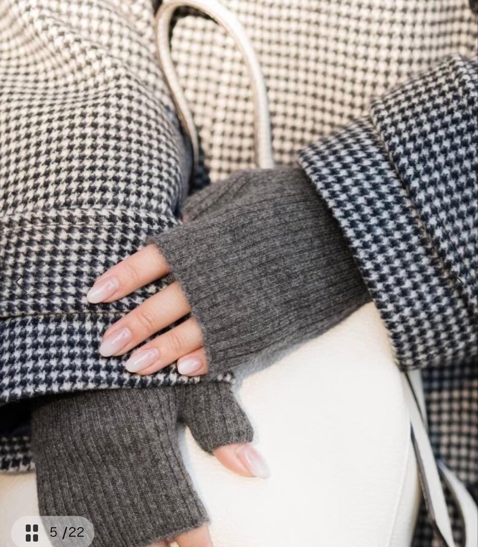 イエナ　カシミアニットグローブ