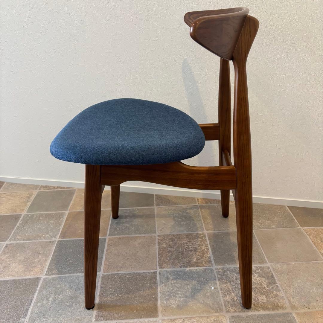 【美品】NOCE ノーチェ ダイニングチェア 北欧 椅子 RY54 ダークブルー