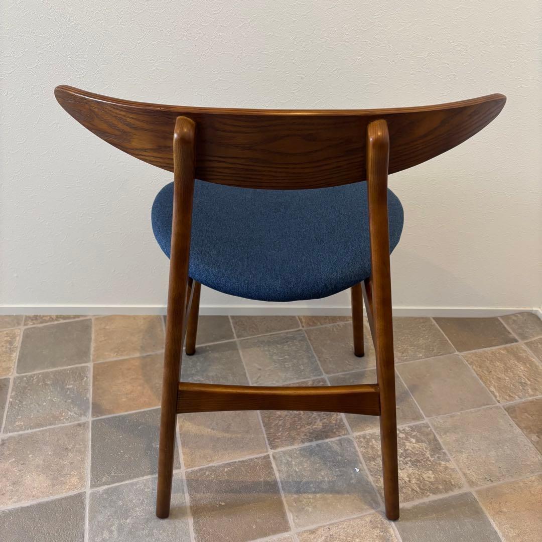 【美品】NOCE ノーチェ ダイニングチェア 北欧 椅子 RY54 ダークブルー