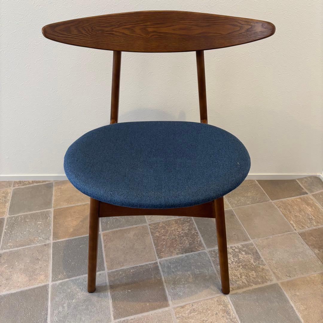 【美品】NOCE ノーチェ ダイニングチェア 北欧 椅子 RY54 ダークブルー