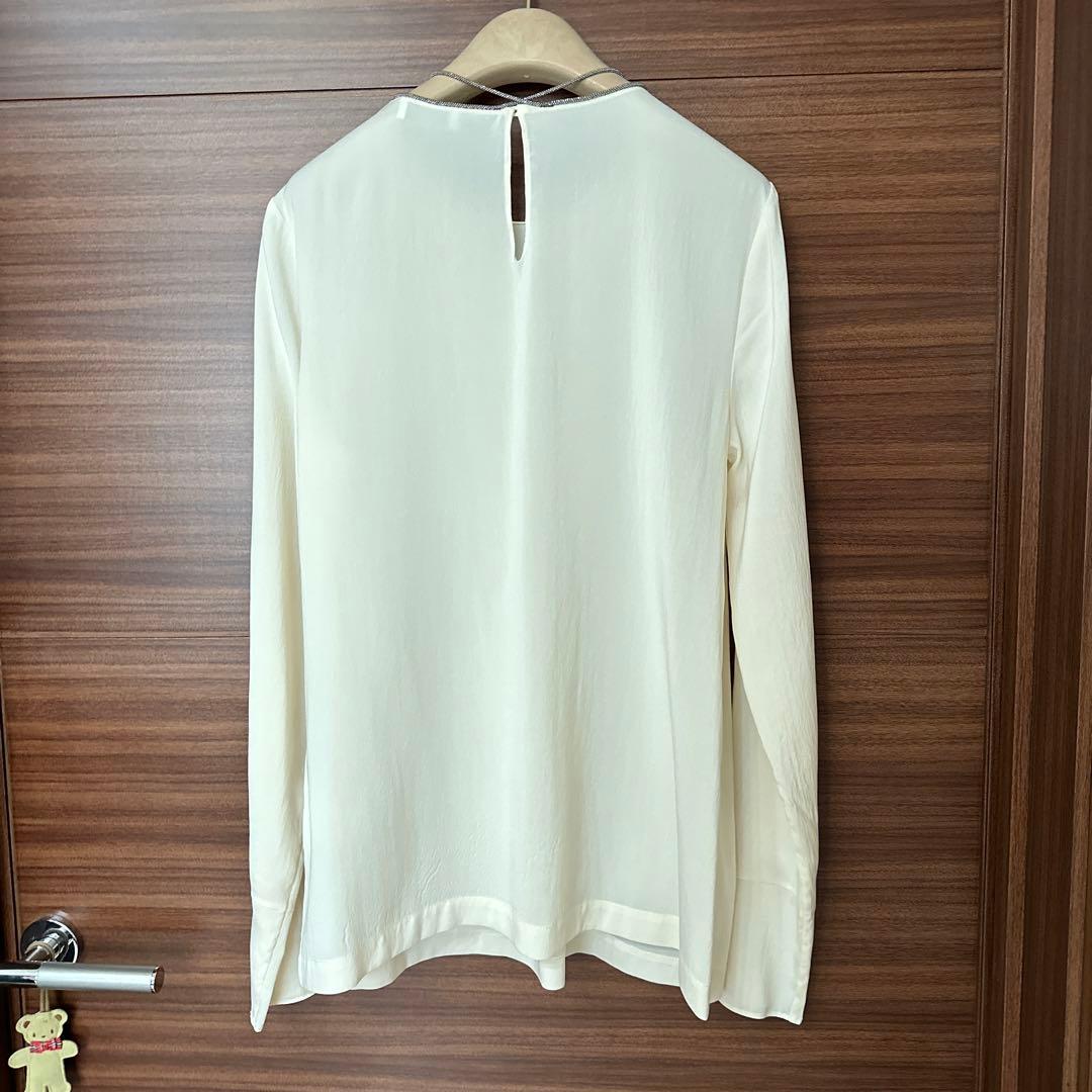 【最高級】BRUNELLO CUCINELLI ブルネロクチネリ シルクブラウス