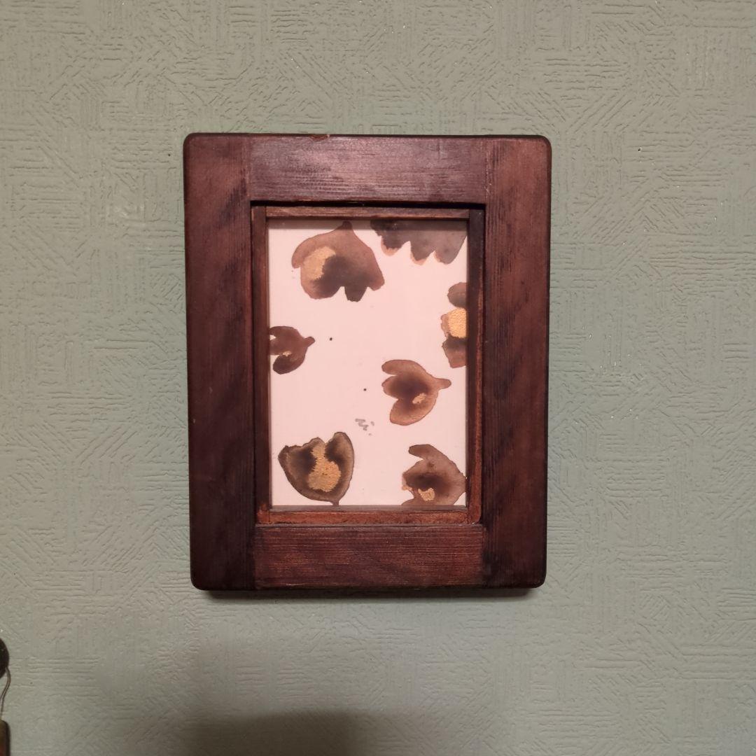 高橋信雅 2005年 木製フレームの抽象アート作品