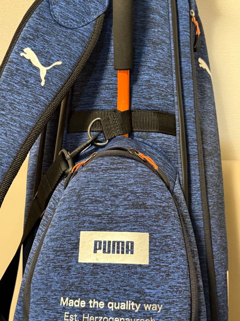 【送料込み】廃盤希少　完売品　プーマ レベルキャディバッグ 軽量型