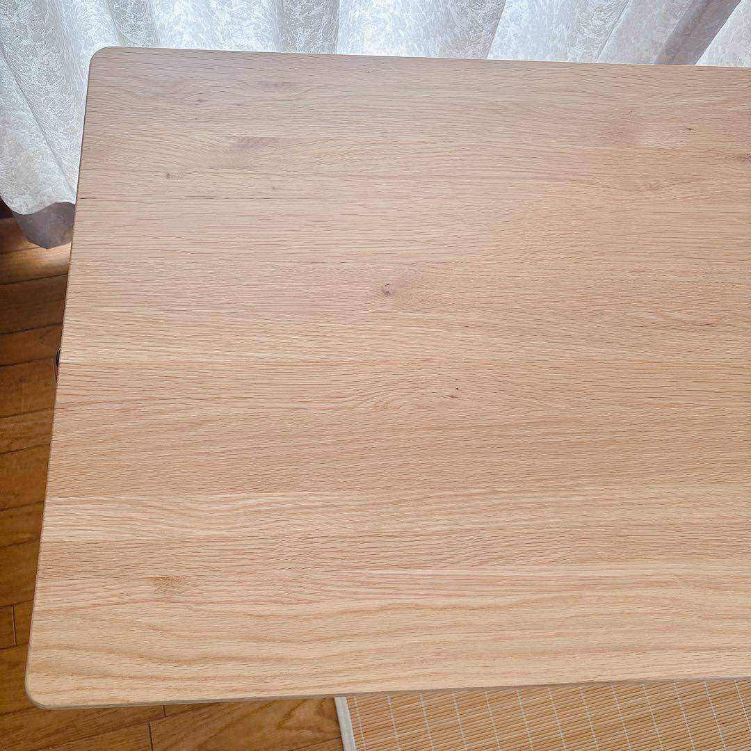 My様リクエスト品】無印良品 MUJI 無垢材 木製デスク オーク材 事務 学習