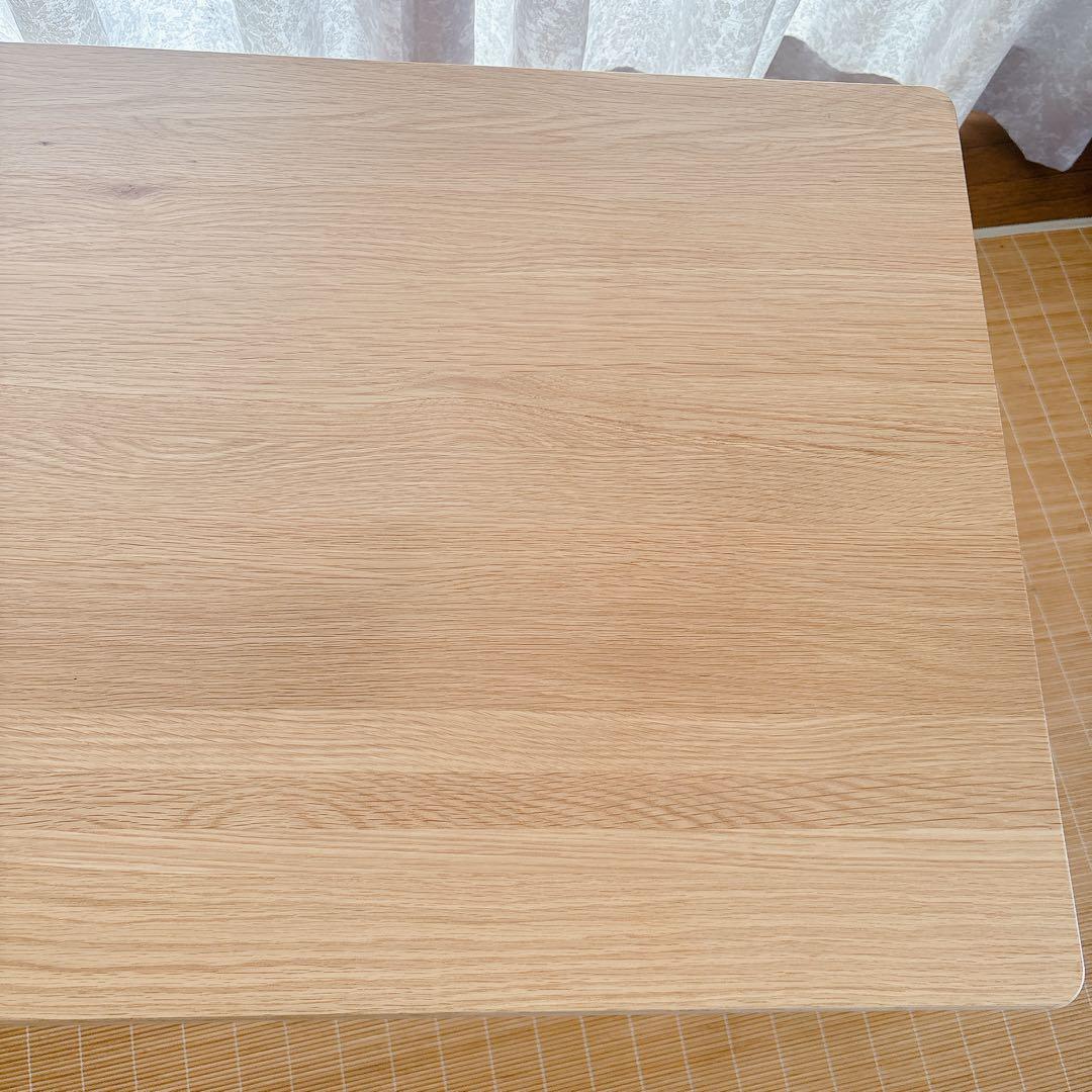 My様リクエスト品】無印良品 MUJI 無垢材 木製デスク オーク材 事務 学習
