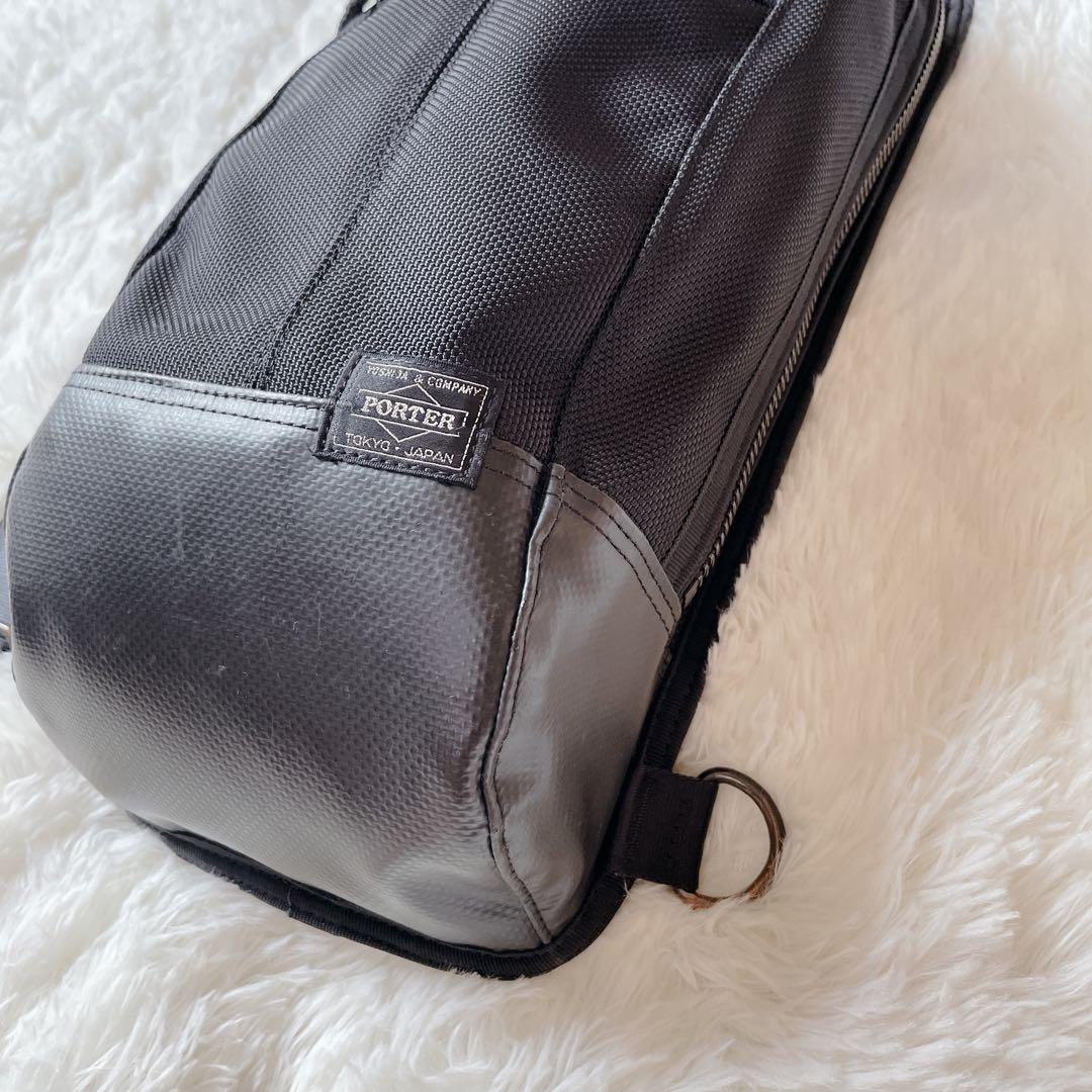 【完売品】✨美品✨ポーター HEAT ワンショルダー ボディバッグ ブラック